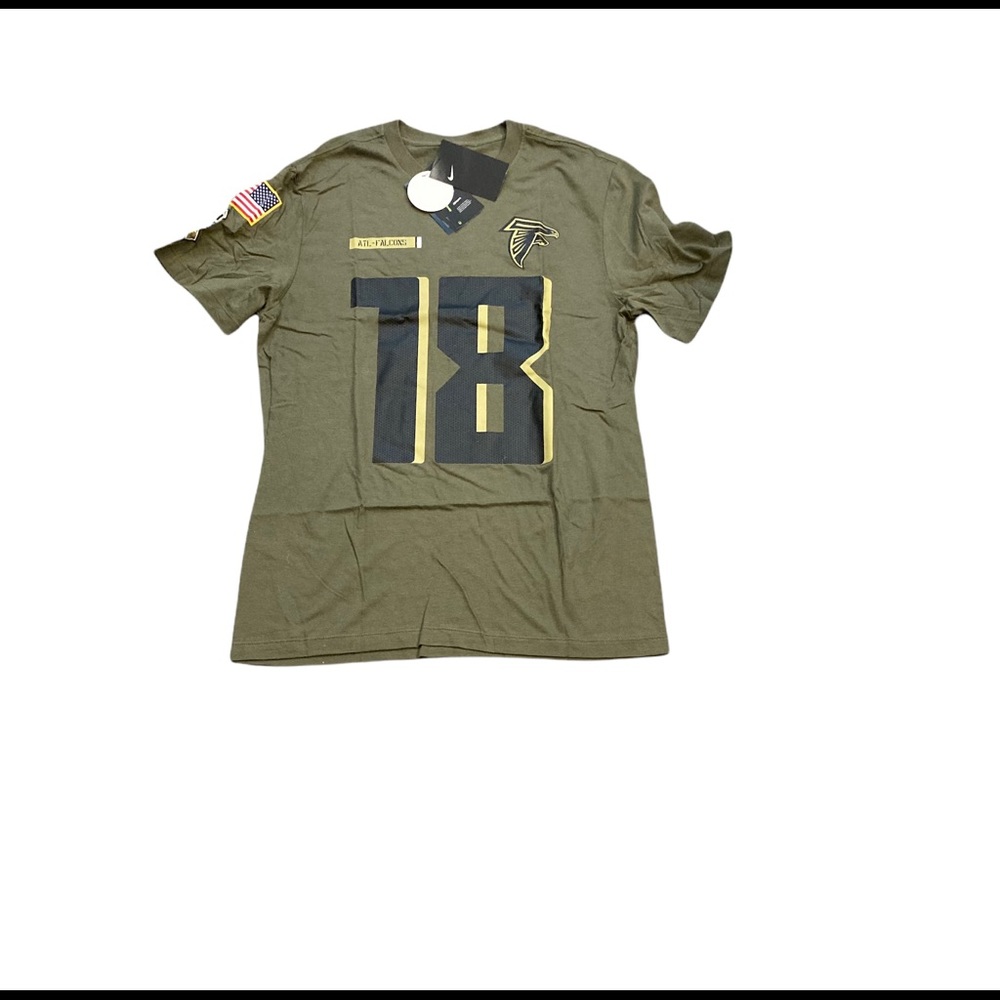 Calvin Ridley Atlanta Falcons #18 Nike Men’s Salute To Service Shirt